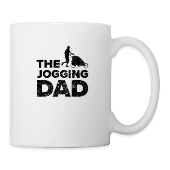 The Jogging Dad - Sport Papa Vater Joggen Geschenk - Tasse - Weiß - Rechts