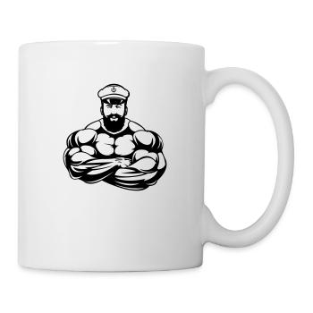 Strong Captain - Tasse - Weiß - Rechts