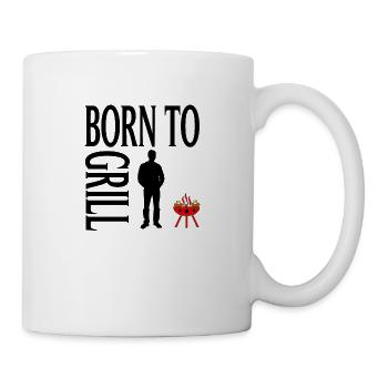 Griller - Mug blanc - blanc - Droite