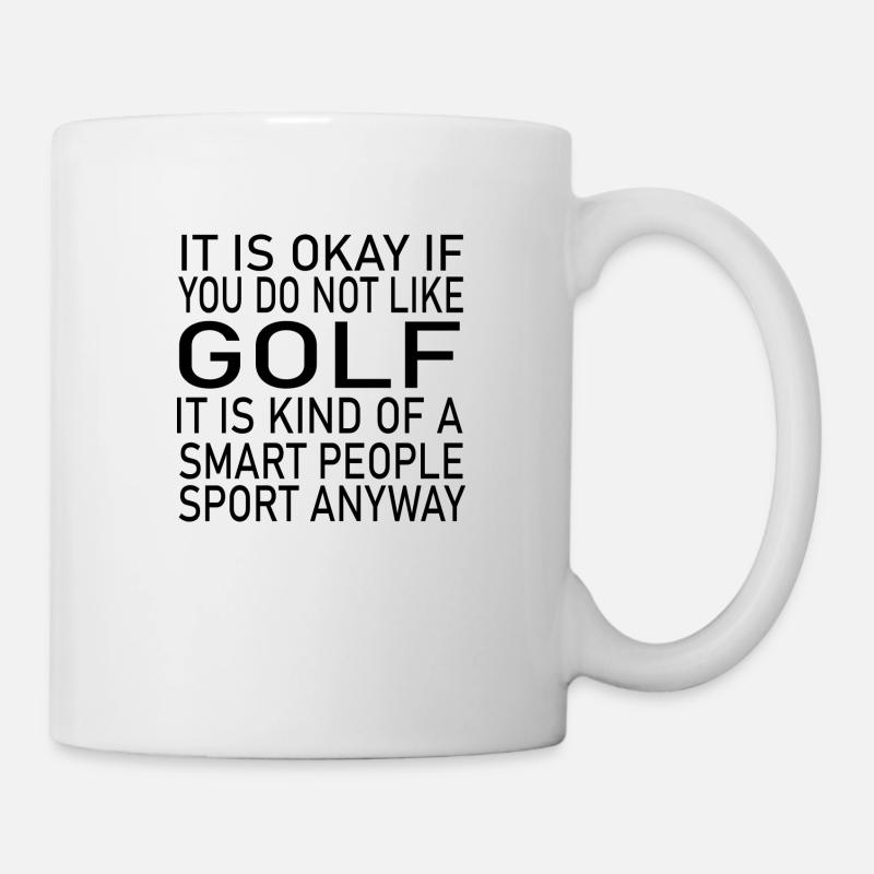 golf sport - Tasse - Weiß