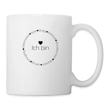 ich bin genug - Tasse - Weiß - Rechts
