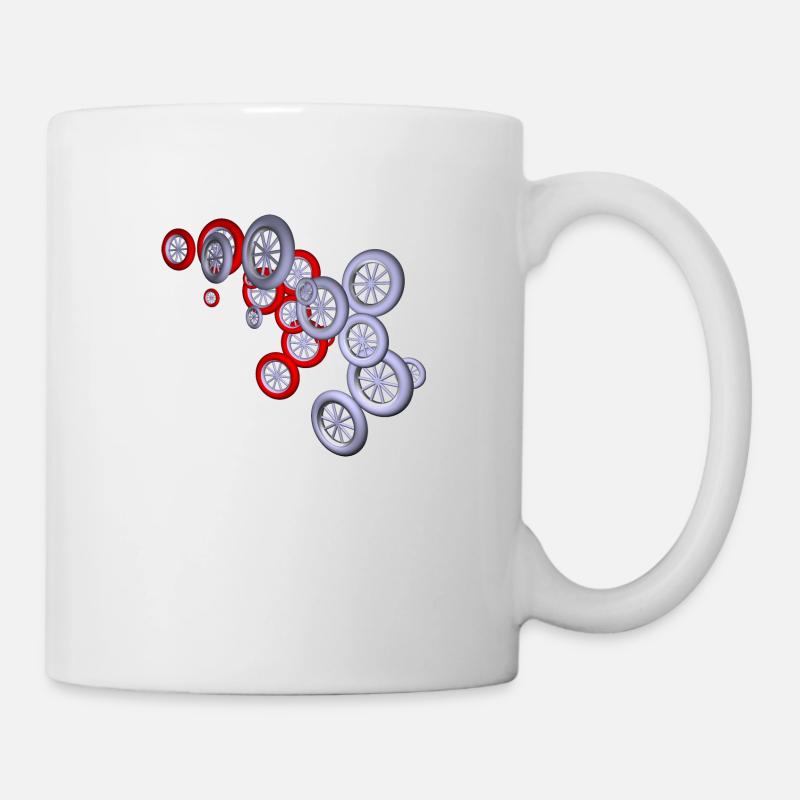 Räder - Tasse - Weiß