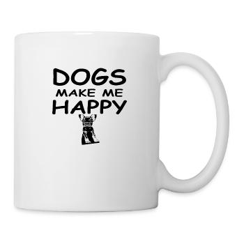 Chien - Mug blanc - blanc - Droite