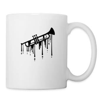 Graffiti Drop Trumpet - Mug - white - Right