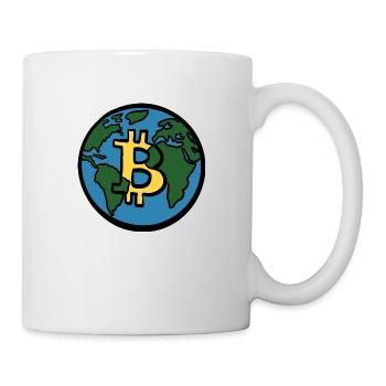 World of Bitcoin - Tasse - Weiß - Rechts