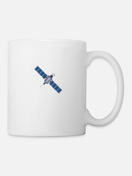 Satellite flottant - Mug blanc - blanc