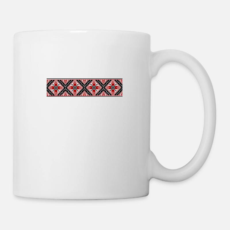 Ukrain Traditional Design - Tasse - Weiß