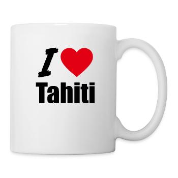 I love Tahiti - Mug blanc - blanc - Droite