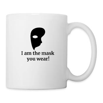 Phantom der Oper - Maske - Tasse - Weiß - Rechts