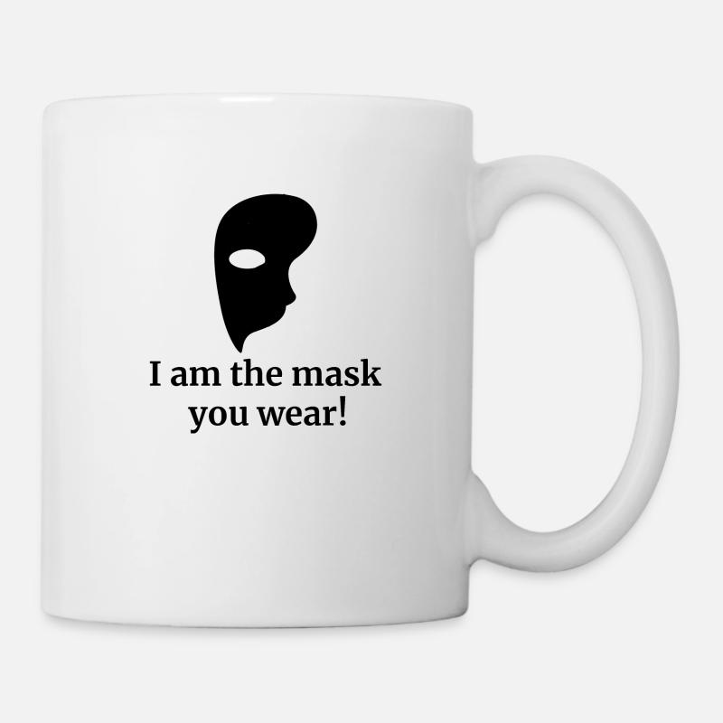 Phantom der Oper - Maske - Tasse - Weiß