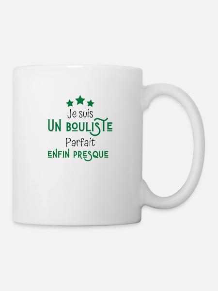 Je suis bouliste parfait enfin presque - Mug blanc - blanc