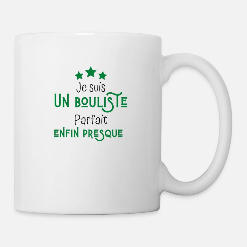 Je suis bouliste parfait enfin presque - Mug blanc - blanc