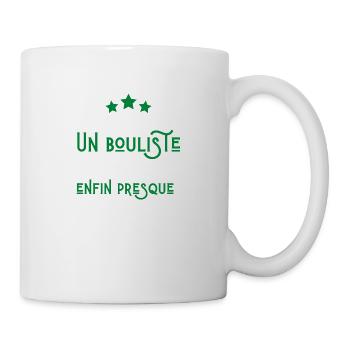 Je suis bouliste parfait enfin presque - Mug blanc - blanc - Droite
