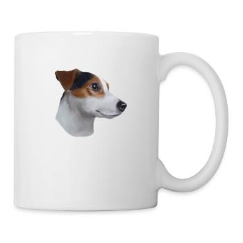 Jack Russell Terrier - Tasse - Weiß - Rechts