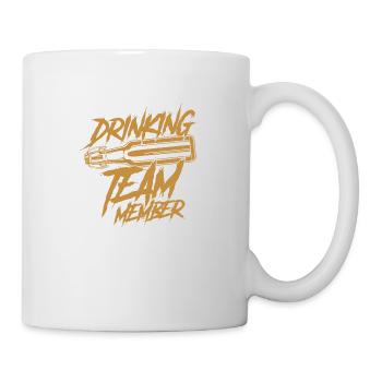Drinking Team Member Bierflasche - Tasse - Weiß - Rechts