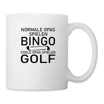 golf sport - Tasse - Weiß - Rechts