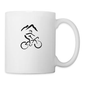 Cyclisme - Mug blanc - blanc - Droite