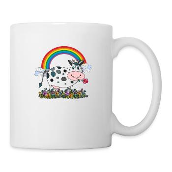 Kuh - Tasse - Weiß - Rechts