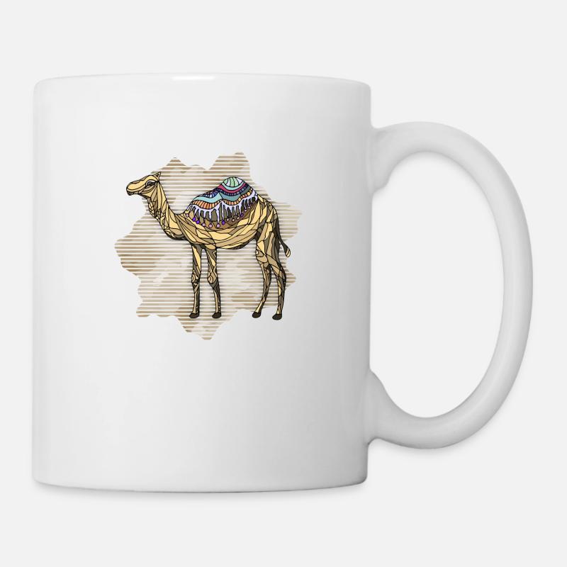 Kamel - Tasse - Weiß