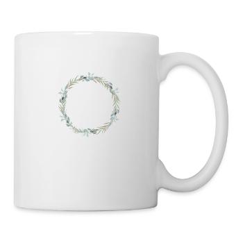 Eucalyptus wreath customizable - Mug - white - Right