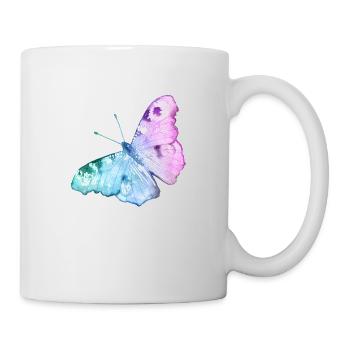 Schmetterling - Tasse - Weiß - Rechts