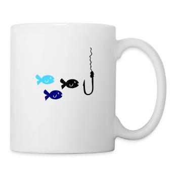 Pêche au poisson - Mug blanc - blanc - Droite
