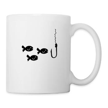 Pêche au poisson - Mug blanc - blanc - Droite