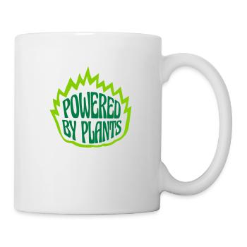 Powered by plants - Tasse - Weiß - Rechts