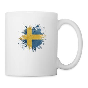 Schweden Schweden Viking Norden Skandinavien Mittsommer - Tasse - Weiß - Rechts