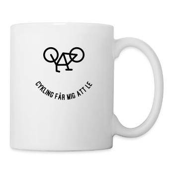 Cycling makes me happy Sweden - Mug - white - Right