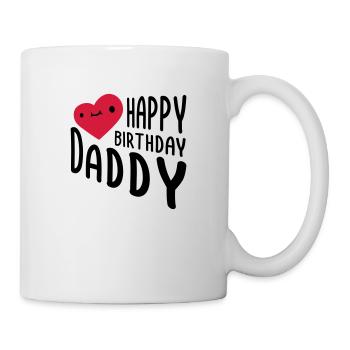 Joyeux anniversaire papa - Mug blanc - blanc - Droite