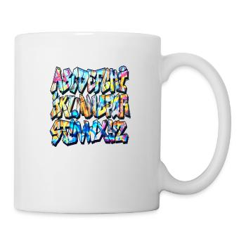 Graffiti alphabet - Mug - white - Right