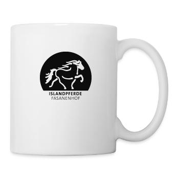Islandpferde Fasanenenhof - Tasse - Weiß - Rechts