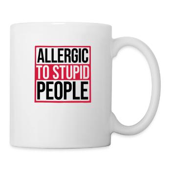Allergie Complete Idiots Shield - Mug blanc - blanc - Droite