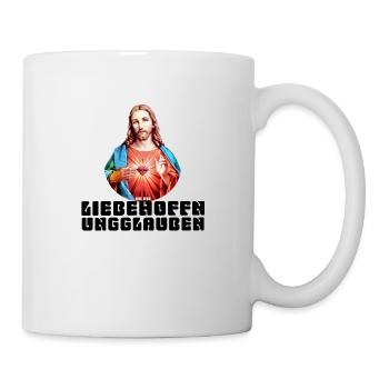 AN DIE LIEBE HOFFUNG GLAUBEN | Jesus Christus - Tasse - Weiß - Rechts
