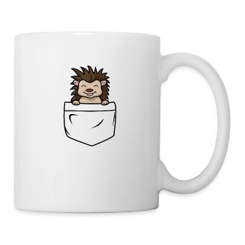 Hérisson dans votre poche - Mug blanc - blanc - Droite