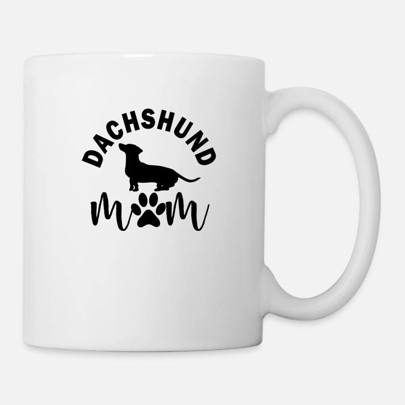 DACHSHUND MOM TECKEL DACHSHUND LOVE - Mug - white