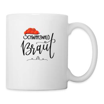JGA Schwarzwald Braut-Junggesellinnenabschied - Tasse - Weiß - Rechts