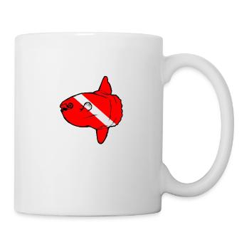 Ocean sunfish - Mug - white - Right