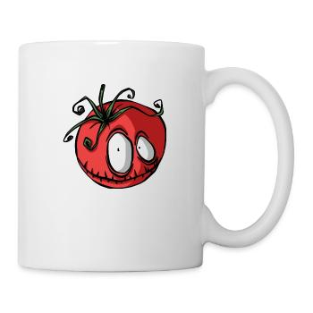 Tomaten-Gemüse - Tasse - Weiß - Rechts