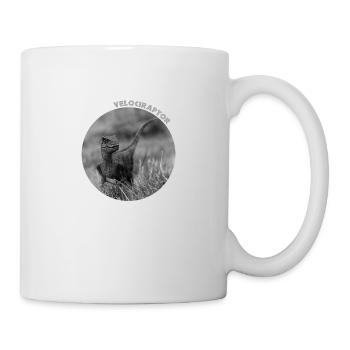 Velociraptor - Tasse - Weiß - Rechts