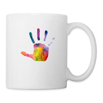 Damen, Herre, kinder T-shirt für jeden Anlass - Tasse - Weiß - Rechts