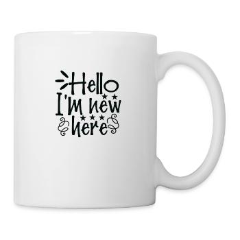 Hello I ́m new here - Mug - white - Right