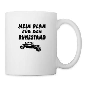 Auto - Tasse - Weiß - Rechts