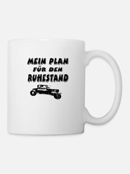 Auto - Tasse - Weiß