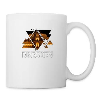 Dresden Germany City Skyline Home Love - Mug - white - Right