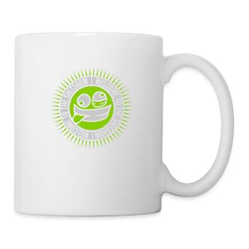 Gesicht Verrückt Shitshow - Tasse - Weiß - Rechts