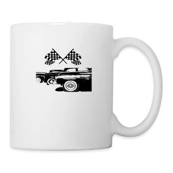 Auto - Tasse - Weiß - Rechts