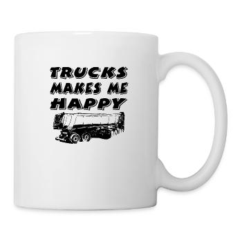 Camion - Mug blanc - blanc - Droite