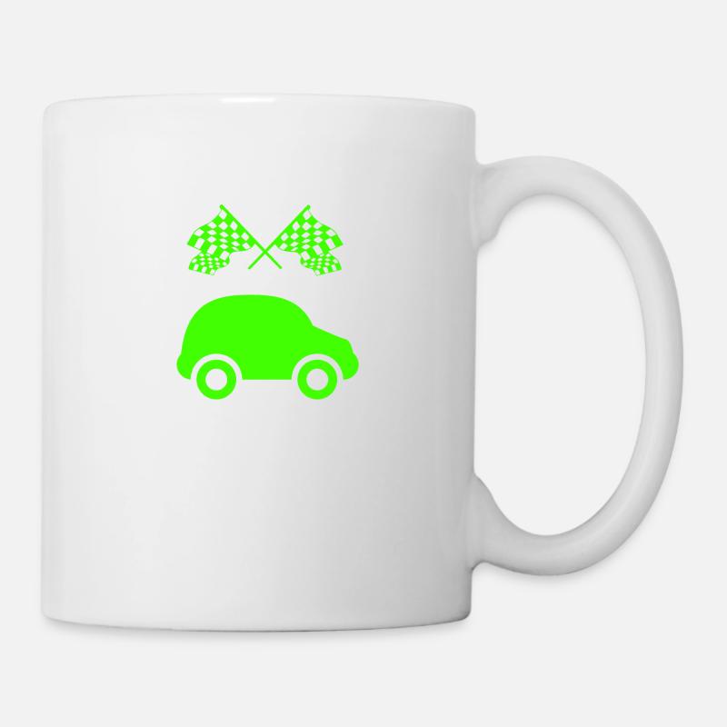 Auto - Tasse - Weiß